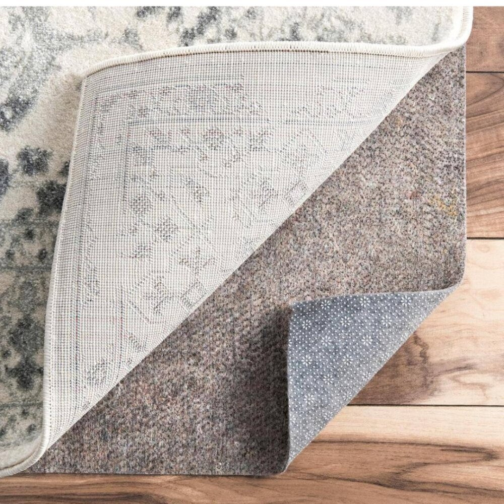 Premium 6 ft x 9 ft. Oval Eco Friendly Non-Slip 0.125 in. Rug Pad